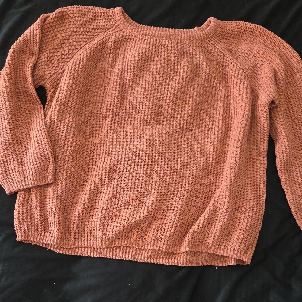 Cozy Women's Sweater in Coral
